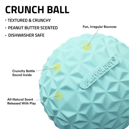 Play by  Dog Toys | Interactive Dog Balls | Crunchy Ball Toy 2-Pack