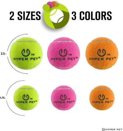 MINI Tennis Balls for Dogs (Safe Dog Ball Tennis Balls for Exercise & Training) Interactive Toys Work with  K9 Kannon MINI Dog Ball Launcher - 4 Pack Pink
