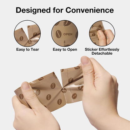 Dog Poop Bags Dispenser with Coffee Scented Waste Bags, Leak Proof, Extra Thick & Strong, 1 Holder and 105 Count Pet Poop Bags (7 Refill Rolls) for Dogs and Cats